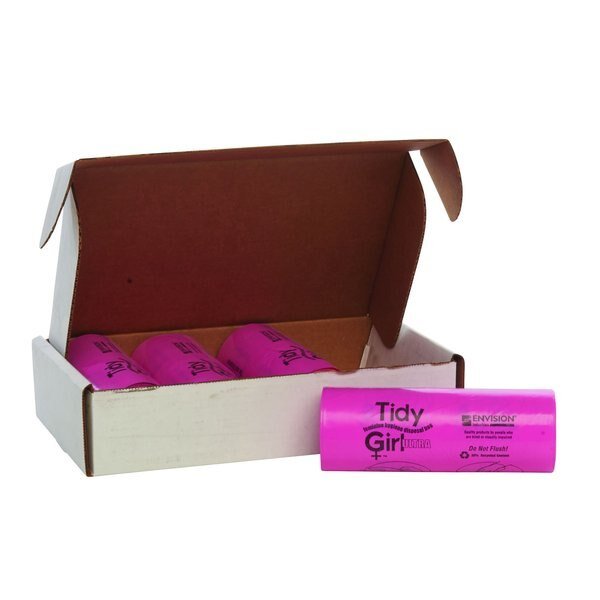 TidyGirl Feminine Hygiene Disposal Bag Refills, Comes in a Pallet, PK153600, Stout By Envision, Mfr#: TGUF-PL
